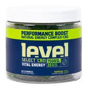 CBD Gummies Vital Energy, 60 Count, Level Select CBD
