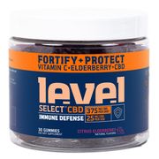 CBD Gummies Immune Defense, 30 Count, Level Select CBD
