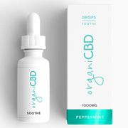 CBD Oil Drops, 1000 mg, Peppermint, 30 ml, organiCBD
