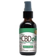 CBD Oil Extra Strength Spray 500 mg - Unflavored, 2 oz, PlusCBD Oil