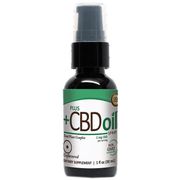 CBD Oil Spray 100 mg - Unflavored, 1 oz, PlusCBD Oil