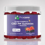 CBD PM with Melatonin Gummies, 30 pcs, Procana Laboratories