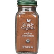 Ceylon Cinnamon, Ground, 2.08 oz, Simply Organic