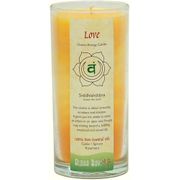 Chakra Energy Jar Candle with Pure Essential Oils, Love (Orange), 11 oz, Aloha Bay