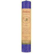 Chakra Energy Pillar Candle with Pure Essential Oils, Abundance (Indigo), 1 Candle, Aloha Bay