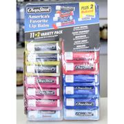 ChapStick Lip Balm Variety Pack, 11+2 Sticks  (Chap Stick)