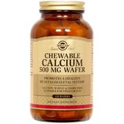 Chewable Calcium 500 mg, Vegetarian, 120 Wafers, Solgar