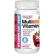 Chewable Multivitamin for Teens, Berry Flavor, 60 Jellies, Yum-V's Complete