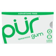 Chewing Gum Blister Pack - Spearmint, 9 Pieces, PUR