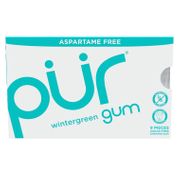 Chewing Gum Blister Pack - Wintergreen, 9 Pieces, PUR