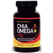 Chia Omega + D3, 60 Vegetarian Softgels, Essential Formulas
