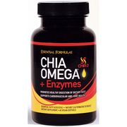 Chia Omega + Enzymes, 60 Vegan Softgels, Essential Formulas