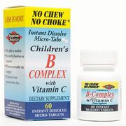 Children's B-Complex with Vitamin C, 60 Instant Dissolve Tablets, Superior Source