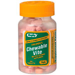 Children's Chewable Vite, 100 Tablets, Watson Rugby