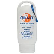 China-Gel Topical Pain Reliever, Travel Tube with Clip, 2 oz