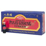 Chinese Red Panax Ginseng Extractum Vials 30 x 10 cc from Imperial Elixir Ginseng