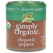 Chipotle Pepper, Ground, 0.57 oz, Simply Organic