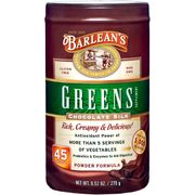 Chocolate Silk Greens Powder, 9.52 oz, Barlean's Organic Oils