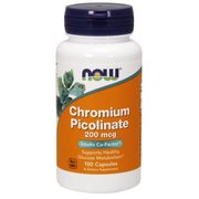 Chromium Picolinate 200 mcg, 100 Capsules, NOW Foods