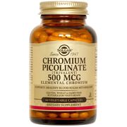 Chromium Picolinate 500 mcg, 60 Vegetable Capsules, Solgar