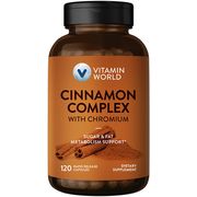 Cinnamon Complex with Chromium, 120 Rapid Release Capsules, Vitamin World