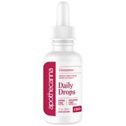 Cinnamon Daily Drops (1500 mg CBD), 1 oz, Apothecanna