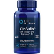 CinSulin with InSea2 and Crominex 3+, 90 Vegetarian Capsules, Life Extension
