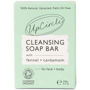 Cleansing Soap Bar with Fennel + Cardamom, 3.5 oz, UpCircle Beauty