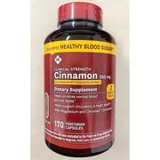 Clinical Strength Cinnamon 500 mg, 170 Vegetarian Capsules, Member's Mark