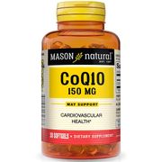 Co Q-10 150 mg, 30 Softgels, Mason Natural