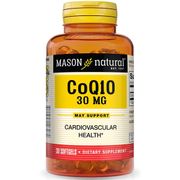 Co Q-10 30 mg, 30 Softgels, Mason Natural