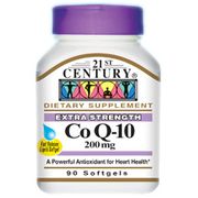 Co Q-10 200 mg, 90 Liquid Softgels, 21st Century HealthCare
