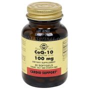 Coenzyme Q-10 100 mg, 30 Softgels, Solgar CoQ10