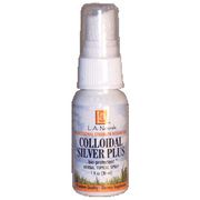 Colloidal Silver Plus Tea Tree Oil, Topical Herbal Spray, 1 oz, L.A. Naturals