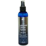 Colloidal Silver Spray 30 ppm Skin Care, 8 oz, White Egret