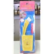Color Life Toilet Bowl Nozzle Cleaning Brush with Suction Cup Case, Daiso Japan