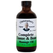 Complete Tissue & Bone Massage Oil, 4 oz, Christopher's Original Formulas