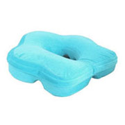 ComSoft Back & Sleeping Cushion, Heart Shape, Memory Foam, Green Color