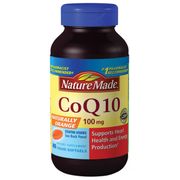 CoQ10 100 mg (CoQ-10) Naturally Orange, 72 Liquid Softgels, Nature Made