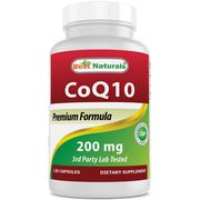 CoQ10 200 mg, 120 Capsules, Best Naturals