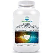 CoQ10 + Alpha Lipoic Acid + Acetyl L-Carnitine HCl, 120 Vegetarian Capsules, Nature's Lab