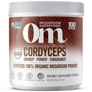 Cordyceps Mushroom Superfood Powder, 200 g, Om Organic Mushroom Nutrition