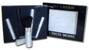 Cosmetic Facial Brushes 4 pieces set ( Fine, Med, Large ) 