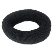 Cotton Hair Elastic Large - Cedar - Dark Grey, 1 ct, DiPrima Beauty