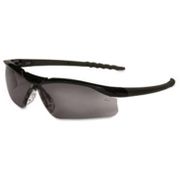 Crews Dallas Wraparound Safety Glasses Black Frame (CRW DL112)