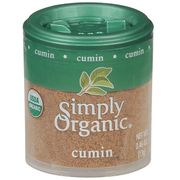 Cumin Seed, Ground, 0.46 oz, Simply Organic