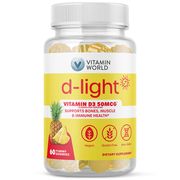 D-light Vitamin D3 Gummies, 60 ct, Vitamin World