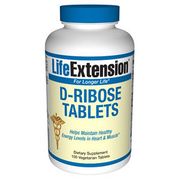 D-Ribose Tablets, 100 Vegetarian Tablets, Life Extension