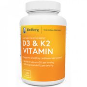 D3 & K2 Vitamin, 120 Capsules, Dr. Berg Nutritionals