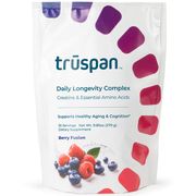 Daily Longevity Complex Powder - Berry Fusion, 30 Servings (9.85 oz), Truspan